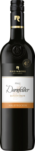 Rheinberg Kellerei Dornfelder Pfalz QbA halbtrocken 0,75l