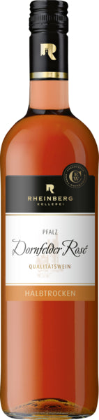 Rheinberg Kellerei Dornfelder Rose Pfalz QbA halbtrocken 0,75l