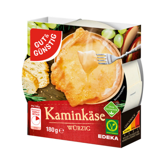 GUT&GÜNSTIG Kaminkäse würzig 60% 180g VLOG