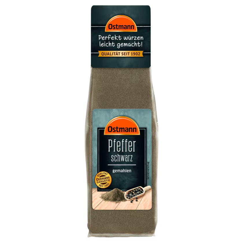 Ostmann Pfeffer schwarz gemahlen 50g