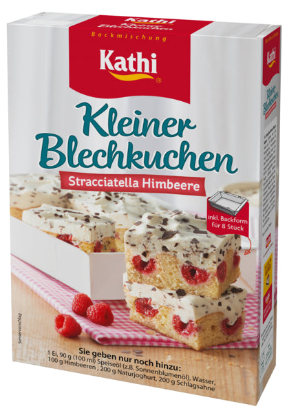 Kathi Backmischung Kleiner Blechkuchen Stracciatella Himbeere 285g
