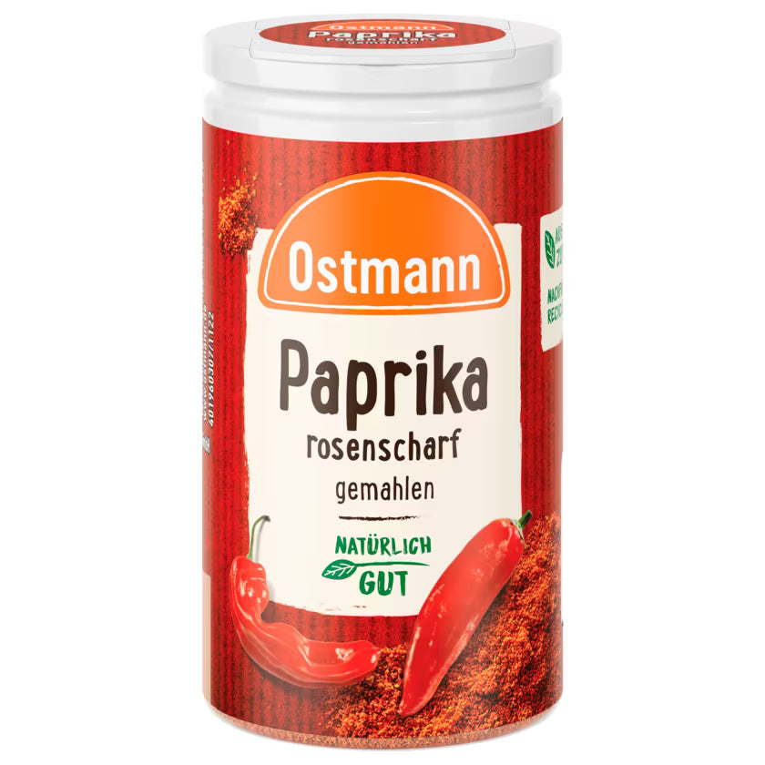 Ostmann Paprika Rosen scharf 35g