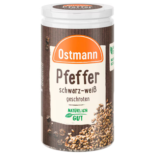 Ostmann Pfeffer schwarz/weiß geschrotet 40g