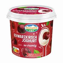 Weideglück Fruchtjoghurt Schwarzkirsche 3,5% 1kg