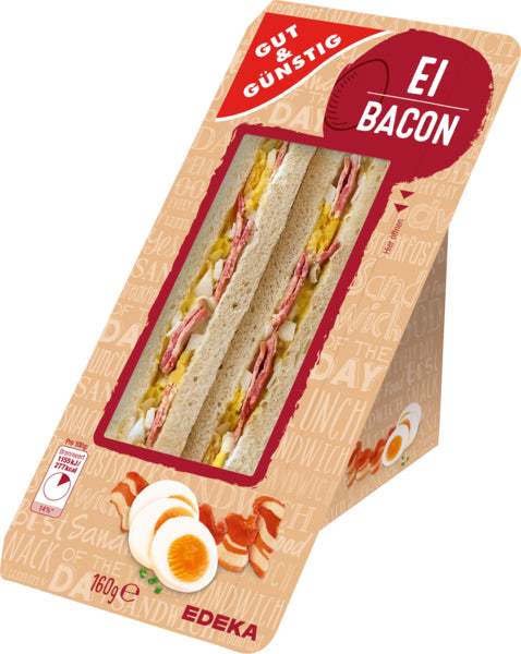 GUT&GÜNSTIG Sandwich Eiaufstrich-Ei-Bacon 160g