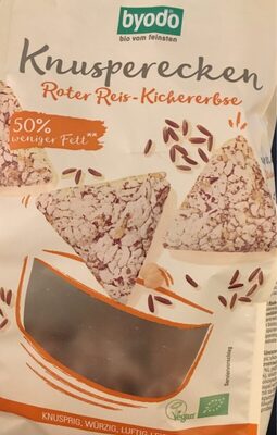 Bio Byodo Knusperecken roter Reis-Kichererbse 90g