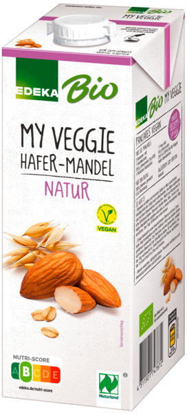 Bio EDEKA My Veggie vegan Hafer Mandel Drink 1l