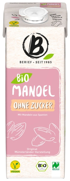 Bio Berief Mandel Drink ohne Zucker 1l
