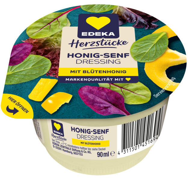 EDEKA Herzstücke Honig-Senf-Dressing 90ml