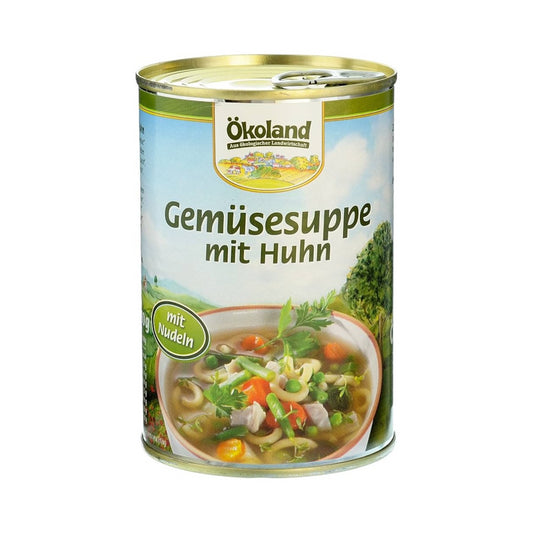 Bio Ökoland Gemüsesuppe mit Geflügel 400g