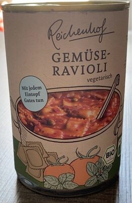 Bio Reichenhof Gemüse-Ravioli in Tomatensauce vegan 400g