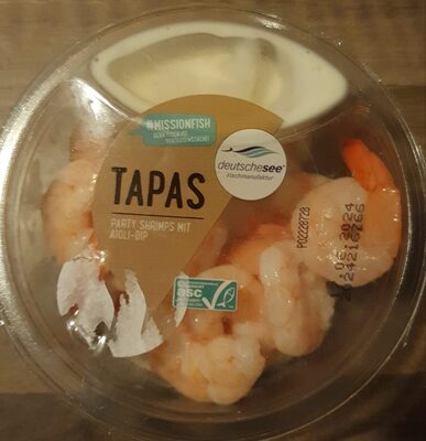 ASC Deutsche See Party Shrimps mit Aioli Dip 100g