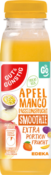 GUT&GÜNSTIG Apfel-Mango-Passionsfrucht Smoothie 250ml DPG