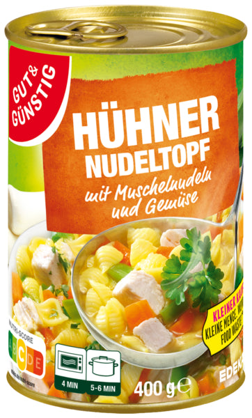 GUT&GÜNSTIG Hühnernudeltopf Kleiner Kauf 400g