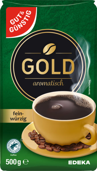 GUT&GÜNSTIG Röstkaffee Gold 500g