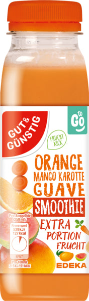 GUT&GÜNSTIG Smoothie Orange-Mango-Karotte-Guave 250ml DPG