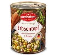 Dreistern Erbseneintopf mit Fleischklößchen 800g