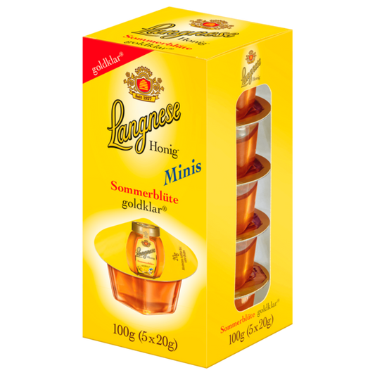 Langnese Minis Sommerblütenhonig goldklar 5x20g