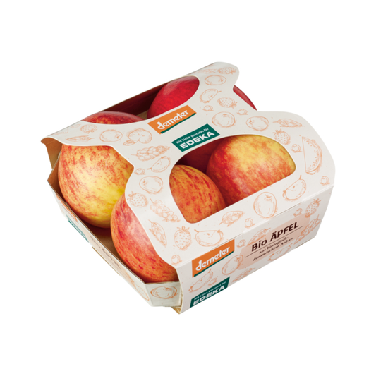 Bio Demeter für EDEKA Äpfel Gala Italien Klasse II 550g Karton