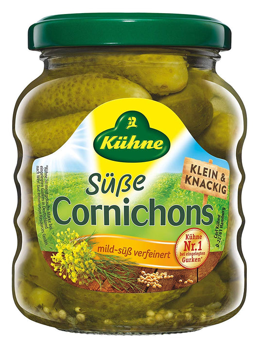 Kühne Cocktail Cornichons süß 180g