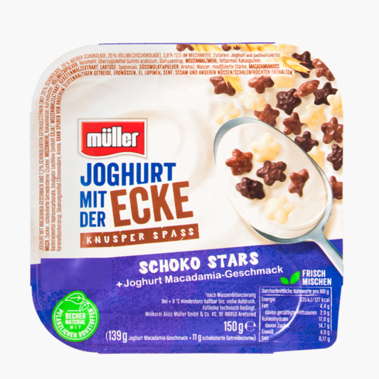 Müller Knusper Joghurt Schoko Stars 150g