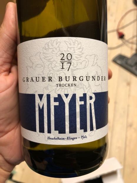 Weingut Meyer Grauer Burgunder trocken 0,75l