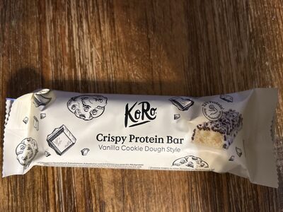 Koro Crispy Protein Bar Vanilla Cookie Dough Style 60g