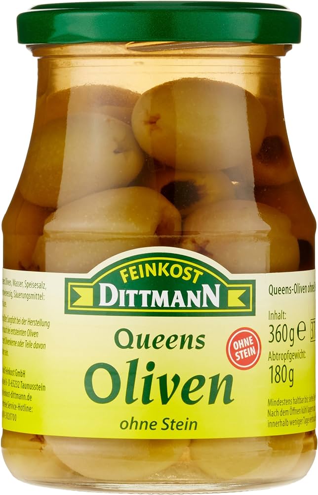 Feinkost Dittmann Queensoliven ohne Stein 360g