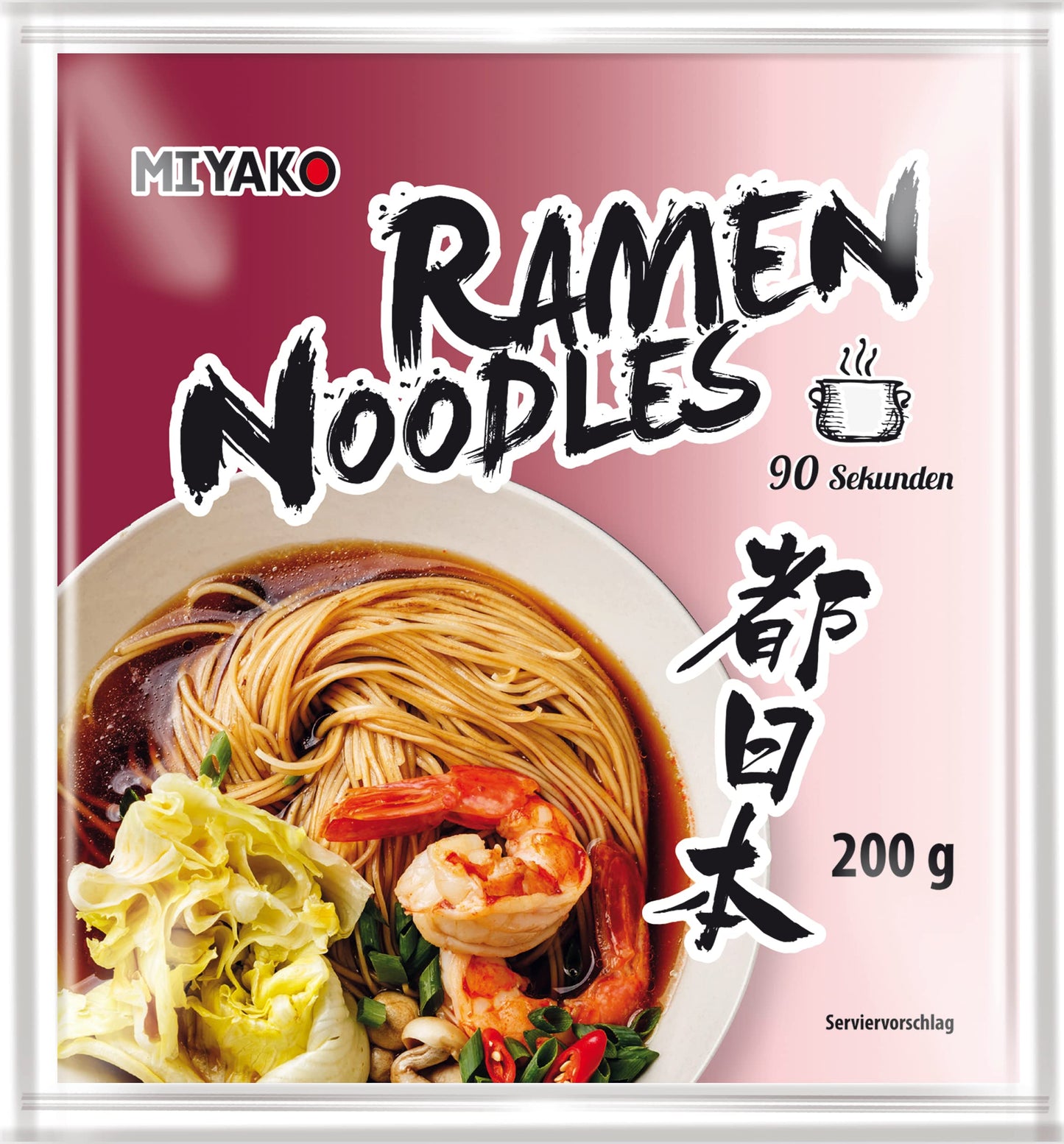 Miyako Ramen Nudeln japanisch 200g