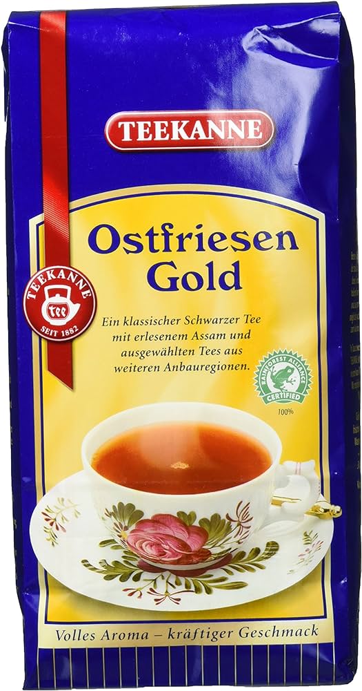 Teekanne Ostfriesen Gold Rainforest Alliance 500g