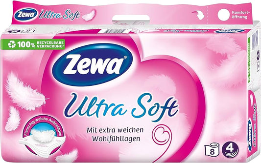 Zewa Ultra Soft Toilettenpapier Blütentraum 4-lagig 8x150BL