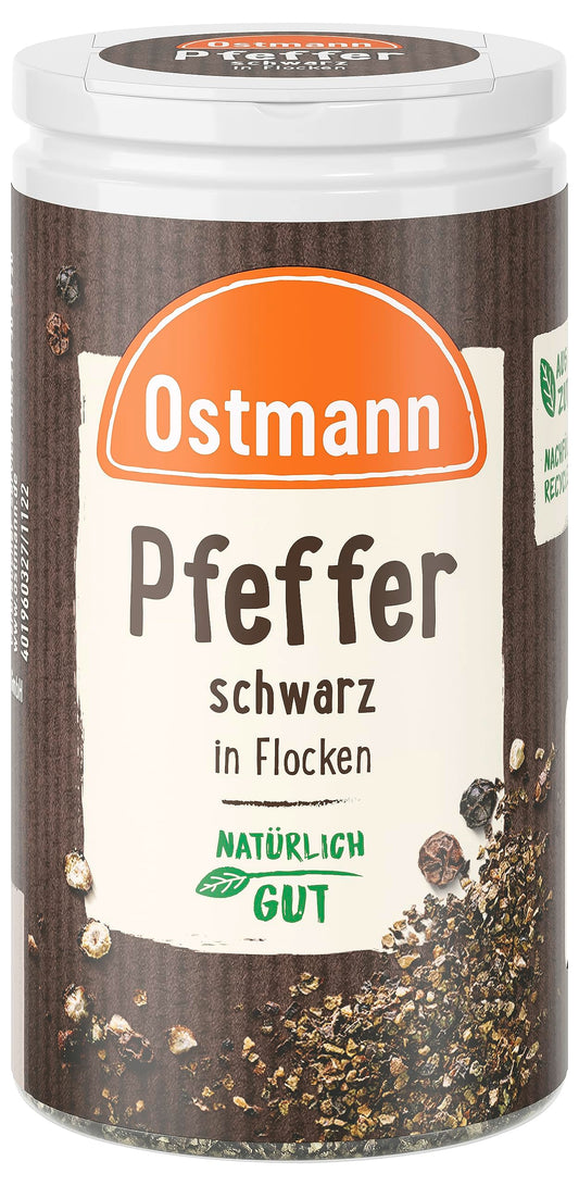 Ostmann Schwarze Pfeffer Flocken 25g