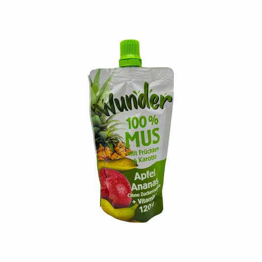 Wunder Mus Apfel-Ananas 120g
