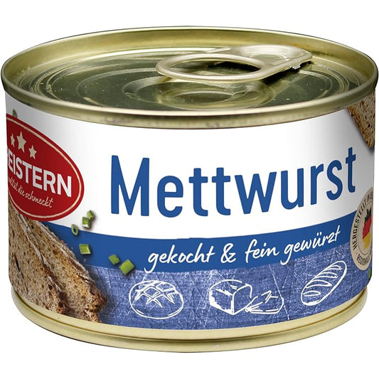 Dreistern Mettwurst gekocht 160g