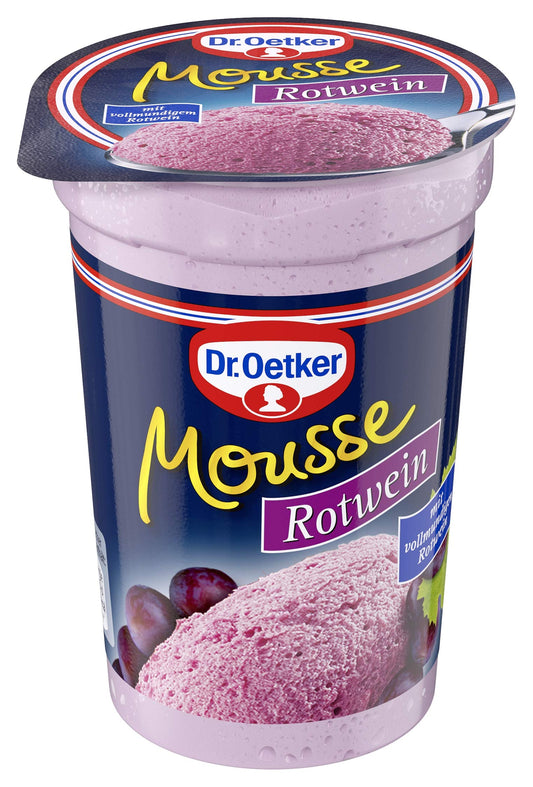 Dr.Oetker Momente Rotwein-Mousse 100g