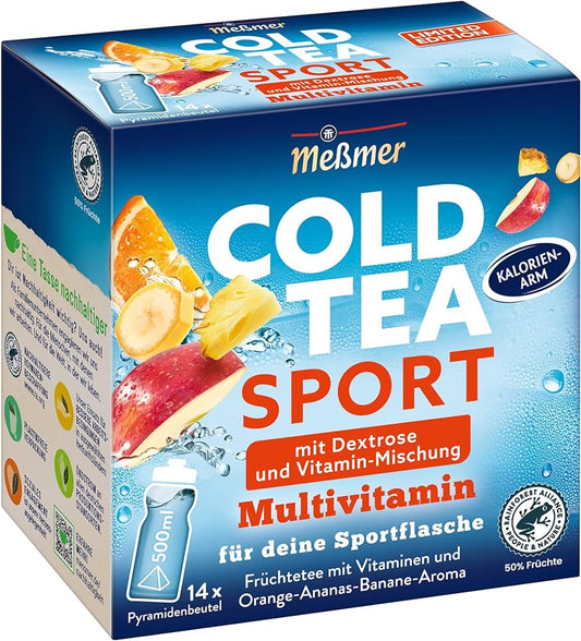 Meßmer ColdTea Sport Multivitamin mit Dextrose und Vitamin-Mischung 14ST 38,5g