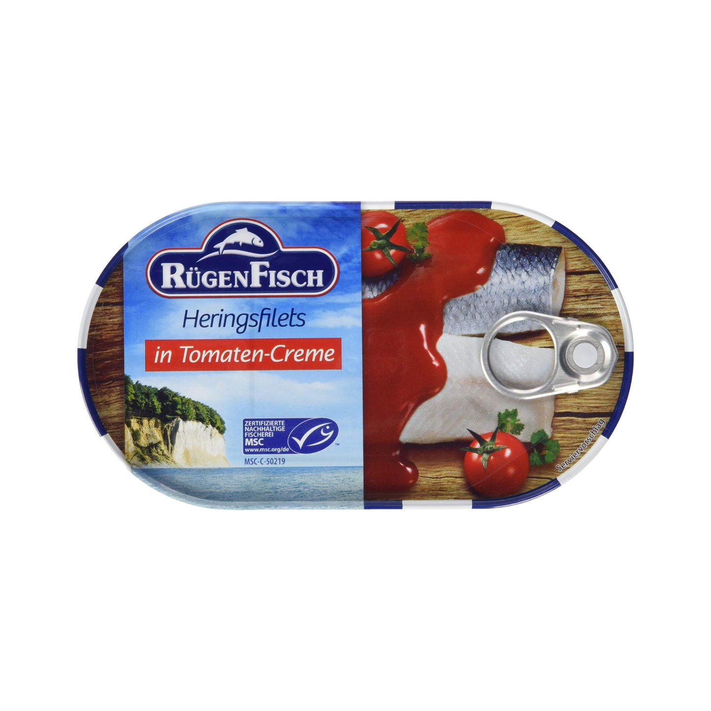 Rügen Fisch Heringsfilets in Tomaten-Creme 200g