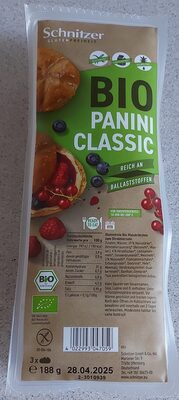 Bio Schnitzer Panini Classic 188g