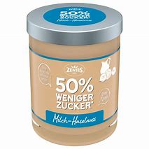 Zentis 50% weniger Zucker Haselnuss-Milch-Creme 200g