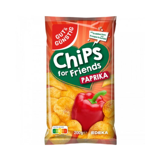 GUT&GÜNSTIG Chips mit Paprika 200g