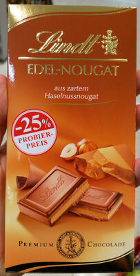 Lindt Nougat Tafel Promotion 100g