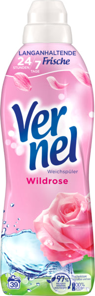 Vernel Weichspüler Wildrose 39WL 858ml