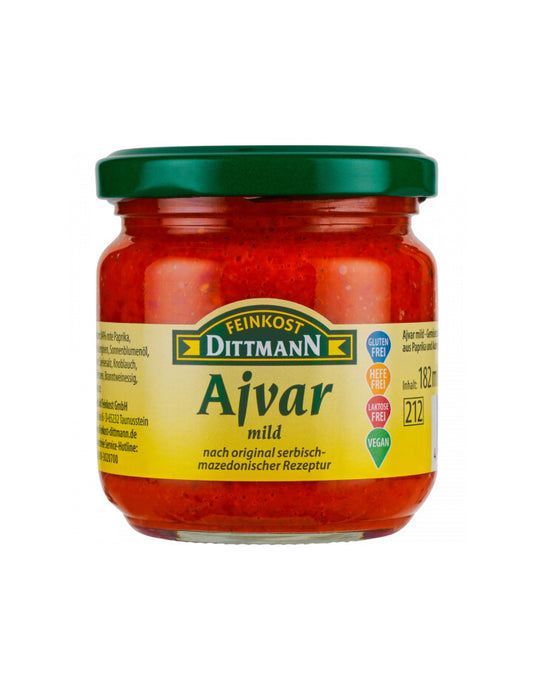 Feinkost Dittmann Ajvar geröstet gelb 182ml