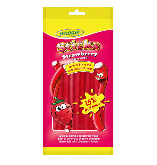 Gunz Strawberry Sticks mit Füllung 80g