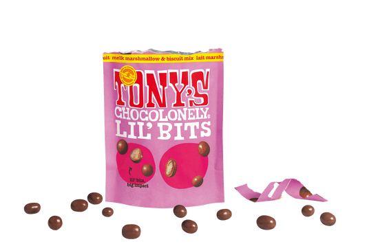 Tony's Chocolonely Lil'Bits Vollmilch Marshmallow&Keks Mix 120g