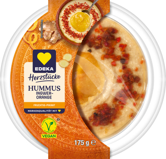 EDEKA Herzstücke Hummus Ingwer-Orange 175g