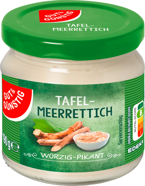 GUT&GÜNSTIG Tafelmeerrettich 190g