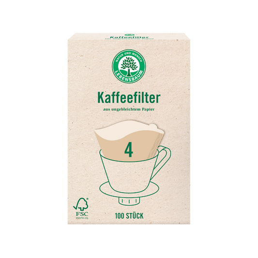 Lebensbaum Kaffeefilter Größe 4 100ST
