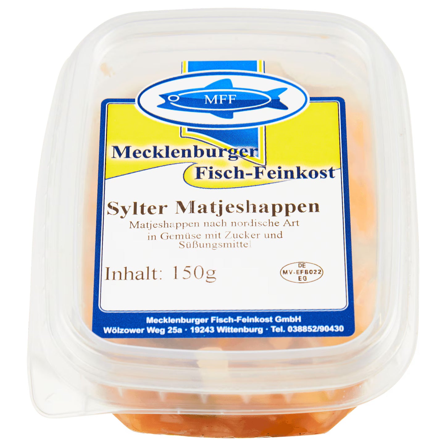 Mecklenburger Fisch Feinkost Sylter Matjeshappen 150g