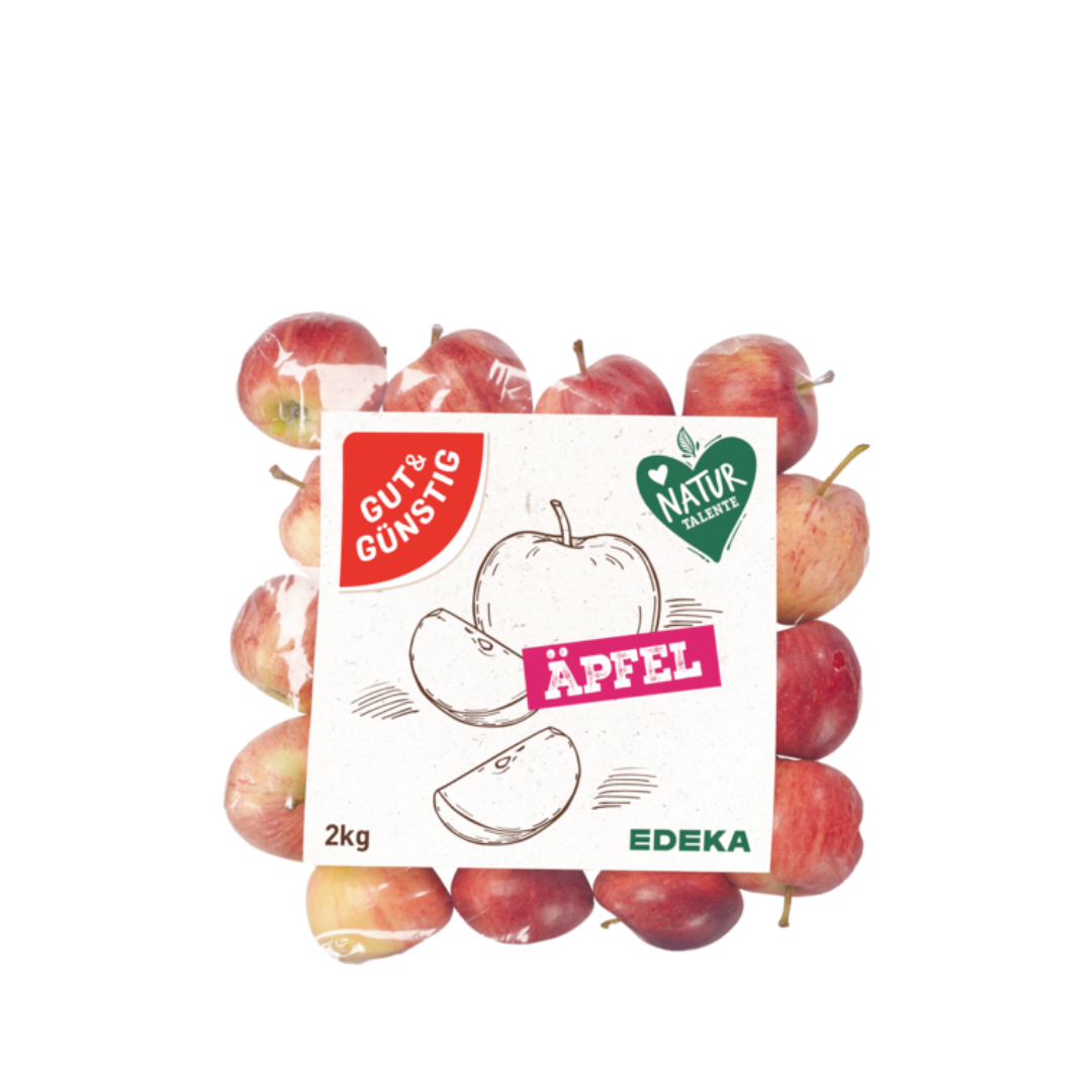 GUT&GÜNSTIG Äpfel Jonagold Deutschland Klasse II 2kg Tragetasche
